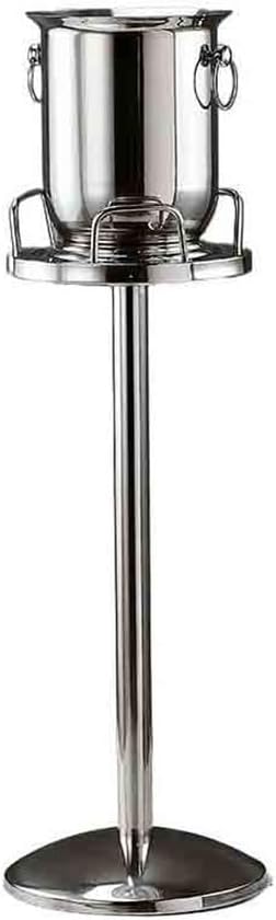 Wine Cooler Household with Rack Ice Pellet Bucket with Kickstand Luxury Wine European Champagne Stainless Steel Bar Drinks Bucket