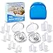 Produktbild Schnarchstopper,10er Anti Schnarch Nnasenclip Anti Schnarch Magnet Nasen-Clip Nasenspreizer mit Magnet Medizinisches Material BPA-Frei Hilft Gegen Schnarchen (transparent)