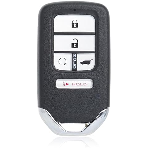 Key Fob Remote Replacement Fits for Honda Civic 2018-2021/CR-V 2017-2022/Pilot 2016-2021 KR5V2X(V44) Smart Proximity Keyless Entry Remote Control 47 Chip 72147-TG7-A11 72147-TLA-A01 72147-TLA-A02 Cover