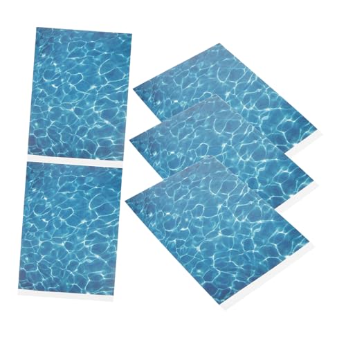 SAFIGLE 5 hojas Papel Adhesivo con Efecto Agua Artificial para Modelos de Ríos y Mesas de Arena Textura Realista para Decoración DIY de Miniaturas Material para Escenarios de Jardín y