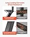 VEVOR Boat Trailer Steps, 3-Step, Heavy-Duty Boat Trailer Steps with Handle, Non-Slip Surface, 3 Mounting Angle Options, Carbon Steel Ladder Suitable for 3