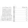 Johanna Basford 12-Month 2026 Weekly Coloring Calendar Calendar Engagement Calendar, June 3, 2025