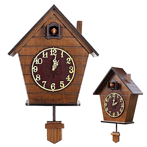 Reloj de cuco para colgar en la pared, estilo clásico, clásico, decoración del hogar para sala de estar