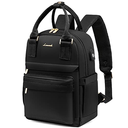 Image of LOVEVOOK Mini Backpack for Women Stylish Waterproof Backpack Purse with USB Port, Cute Bookbag for College School Travel