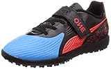 Niedriger Schnitt Puma Unisex-Kinder ONE 19.4 TT V Jr Fußballschuhe, Rot (Red Blast White Black), 38.5 EU