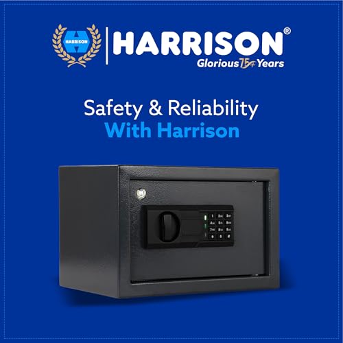 Image of Harrison Digital Safe Locker DigiSafe 16 Litres Z-113 for Home & Office with Digital keypad (Dark Grey) | Locker for home, Safe for home