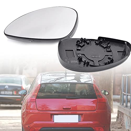 PROAZM Vetro Specchietto Retrovisore Riscaldato per Citroen C4 2004-2009,Lente Cromata Vetro Specchio,Specchio Esterno,Left
