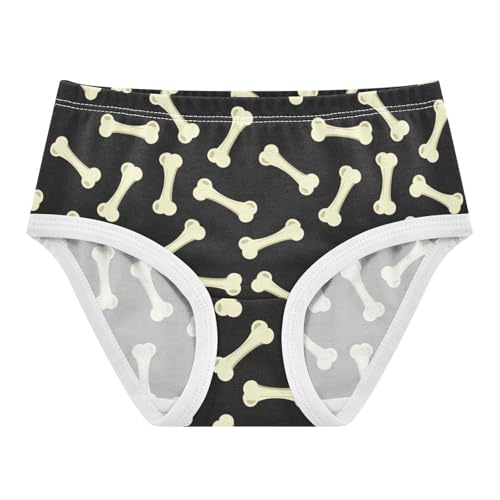 Girls' Underwear Dog Bone Cotton Stretch Comfort Toddler Panties