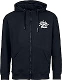 Sweat-shirt zippé à capuche présentant les caractéristiques suivantes: