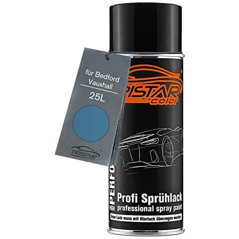 TRISTARcolor Car Paint Spray can for Bedford/Vauxhall 25L Sapphire Blue Metallic Base coat spray can 400ml Cover