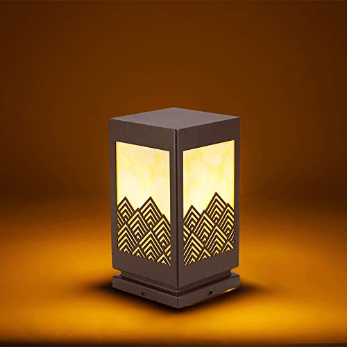 Luminaire extérieur pour patio et allée de jardin carrée