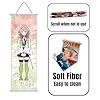 NOLA SHOP Anime Wall Scroll Banner, Love Swordswoman Design, Soft Fiber Fabric, 27.5 x 9.8 Inches, Vertical Hanging Poster for Bedroom, Gaming Room, Anime Theme Decor - Image 4