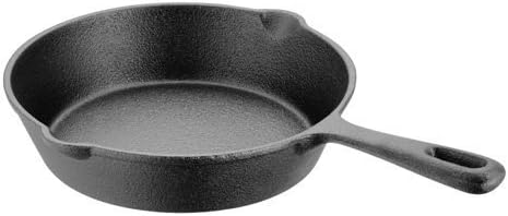 Judge Speciality Cookware JST10 Skillet Solid Cast Iron Frying Pan 18cm, Induction Ready, Oven Safe, Gift Boxed - 5 Year Guarantee