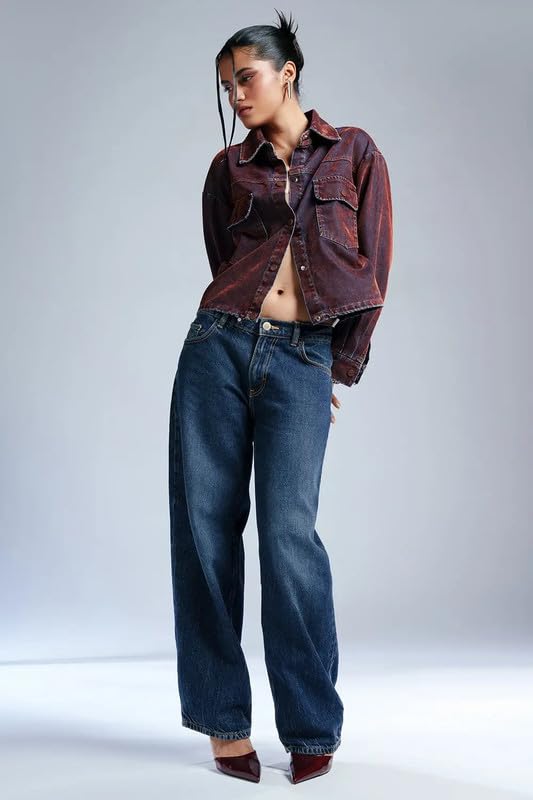 Image of FREAKINS Wine Velvet Classic Denim Jacket