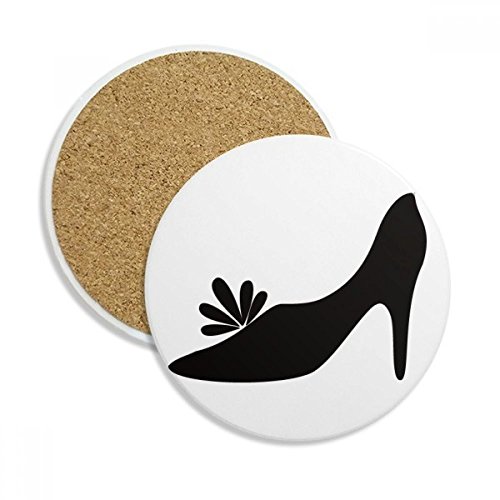 Coaster en céramique de haute qualité au design silhouette de fleur