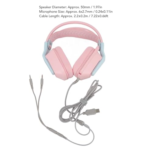 Casque de jeu câblé SEAFRONT anti-fatigue avec coussinets doux et micro - 2