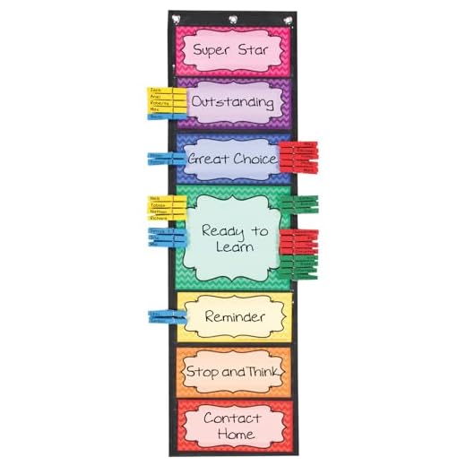 Classroom Behavior Clip-N-Track Chart
