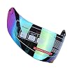 Motorcycle Helmet Visor Lens Windshield Protective Cover Replacement for 316 902 AGV K5 K3SV (Colorful)