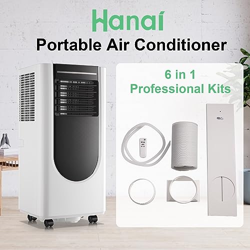 WANAI Portable Air Conditioner, 8000 BTU 6-in-1 Air Conditioner Cooling For Rooms Spaces Up To 250 Sq.Ft, Multi-Function Portable Air Conditioner Suitable For Bedroom, Office, Living Room - Thumbnail 2