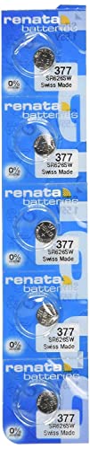 Pilas Renata 377 SR626SW AG4 LR626 x 5 miniatura 1