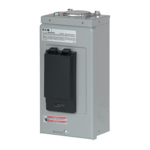 type br breaker - Eaton BR50SPAST Spa Panel, 50A, 1PH, 120/240VAC, BR Type, Self Test, GFCI, NEMA 3R