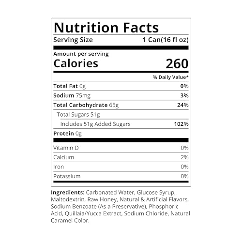 Sprecher Root Beer 16 fl oz Cans (12 Pack), Fire-Brewed Gourmet Craft Soda with Real Honey, Caffeine Free, Gluten Free