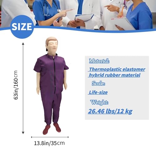 Kit de formation RCP adulte réaliste à peau moyenne avec accessoires de simulation - 4