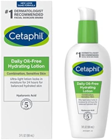 Cetaphil Daily Hydrating Face Lotion Dry, Extra Dry Skin, 3 fl oz (Pack of 2)