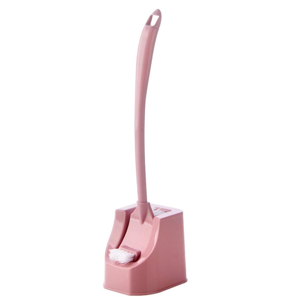 Brosse de toilette longue durée rose pour éliminer les taches sans effort