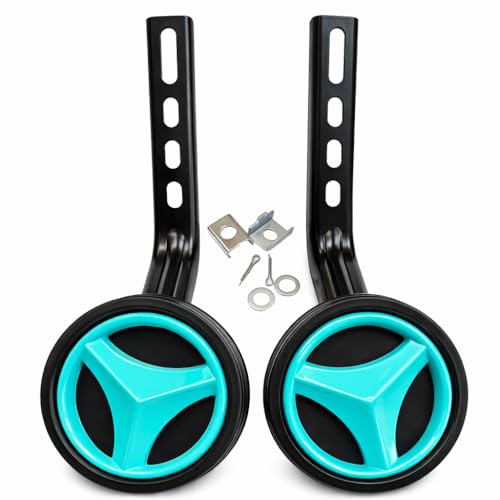 Image of Kids Cycle Side Support Training Wheels for 14 to 20 Inch Bicycles, with Mounting Hardware