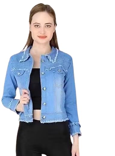Women's Classic Denim Jacket – Stylish Button-Down Jean Jacket with Pockets | Casual Slim Fit Outerwear for All Seasons_DenimJacket_D2_-picture-39