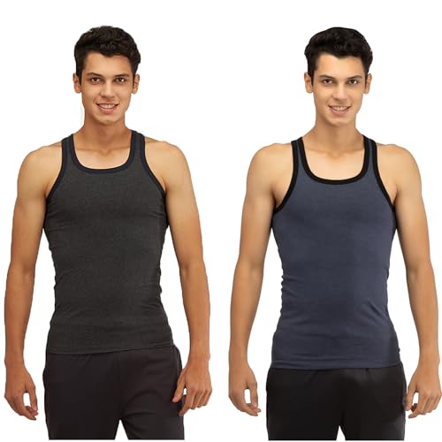 Image of Chromozome Mens Cotton Rich Vests (Pack of 2)