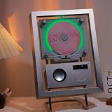CD-Player mit Bluetooth, Fernbedienung, eingebauter Lautsprecher, unterstützt CD, USB, FM, AUX, perfekt für Heimdekoration und Festival-Geschenke