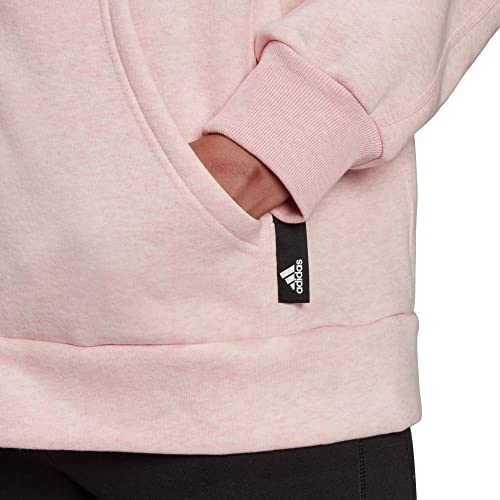 adidas Women's Studio Lounge Fleece Hooded Fullzip4