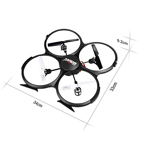 TIME4DEALS UDI U818A HD RC Quadcopter Drone UFO