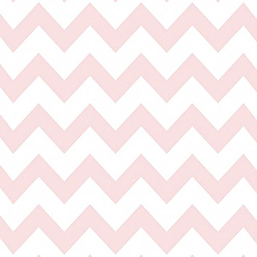 Papel de Parede, Chevron, Rosa, 1000x52 cm, Bobinex Uau