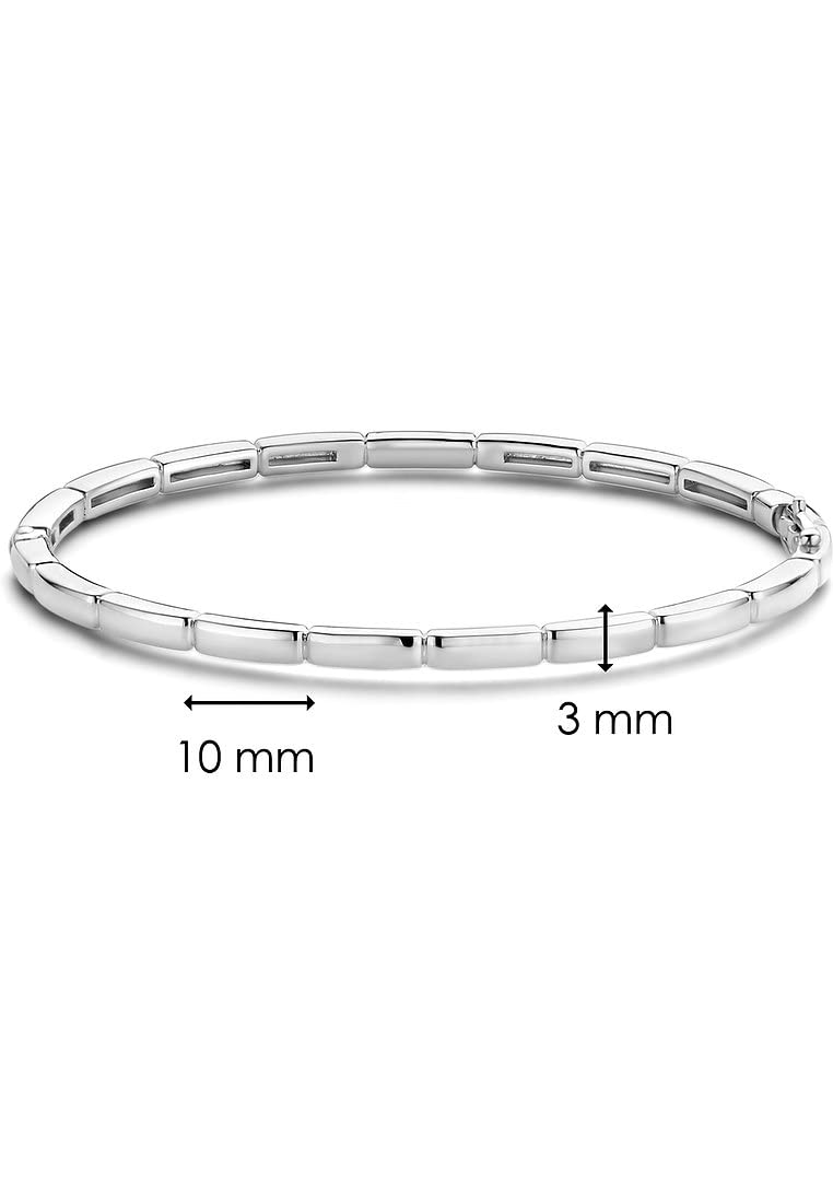 Ti Sento Milano Bracciale Rigido Donna Argento 925 Gioiello misura L classico cod. 23001SI/L