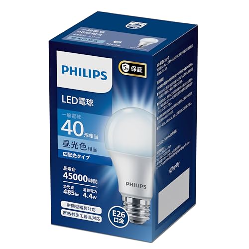 Philips(�t�B���b�v�X) LED�d�� E26���� 40W���� �����F �L�z�� LDA4D-G/E/K/1P-A