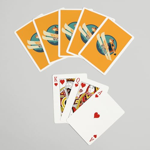 Cartas para Póker Lantern Press Wausau, 52 naipes miniatura 7