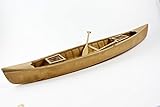 canoa de madera en venta  canoa remos 39 cms madera modelismo barco