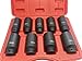 Impact Socket Set 3/4 Inch Large Impact Sockets 3/4 Inch Drive Socket Set SAE 7/8 Inch to 2 Inch Sockets Set Includes Adapters Ratchet Handle and Storage Case Heavy Duty (9pcs 1/2 inch Socket Set)
