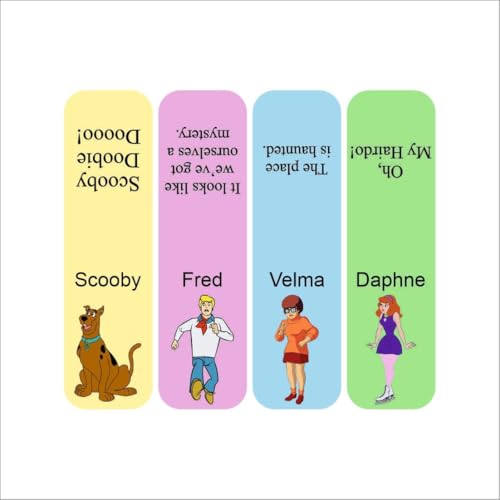 Image of Zesta Magnetic Bookmark Set of 7 | Aesthetic Book Mark for Reading | Cute Anime Bookmarks for Kids, Students | Book Accessories for Novels, Gifts for Readers(Cartoon, 9X2.5 Cms)