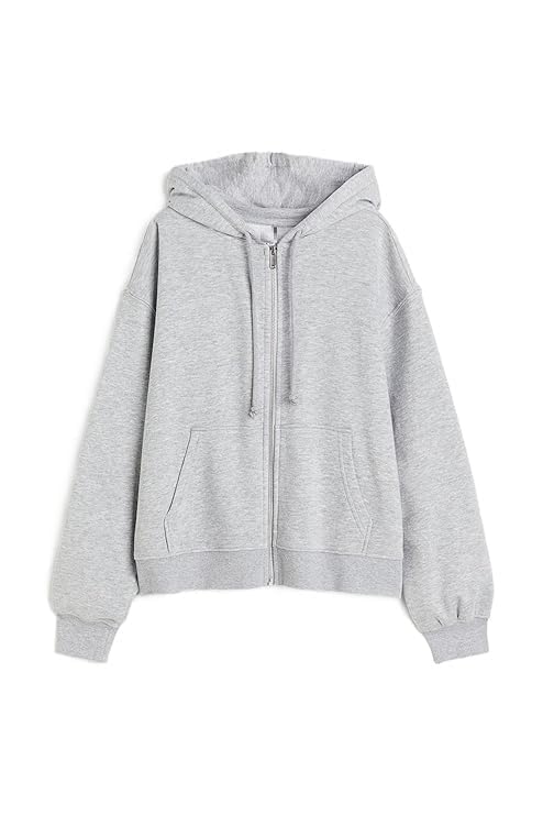Image of Women's Full Sleeve Zip-Through Hoodie | Jacket for Women | Breathable, Solid Color Hooded Jacket with Front Zipper Closure
