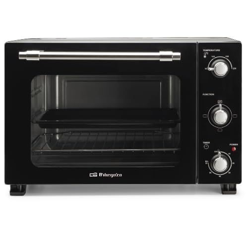 Horno de sobremesa Orbegozo HO 393, 39 Litros, 1800 W, Dimensiones: 51 x 39 x 33 cm.