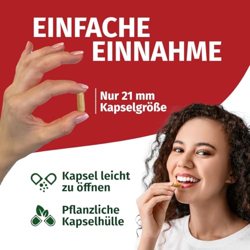 Green Naturals® Nattokinase Kapseln – 100 mg pro Kapsel mit 2.000 FU (= 20.000 FU/g) – aus fermentiertem Soja (Natto) – magensaftresistent & vegan – 365 Kapseln für 12 Monate