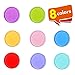Hebayy 500 Transparent 8 Color Clear Bingo Counting Chip Plastic Markers (Each Measures 3/4 inch in Diameter)