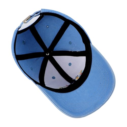 Kids Toddler Vintage Washed Baseball Cap Hat Train Pattern Trucker Hat Golf Ball Caps Beach Sun Hat for 2-6 Years 5