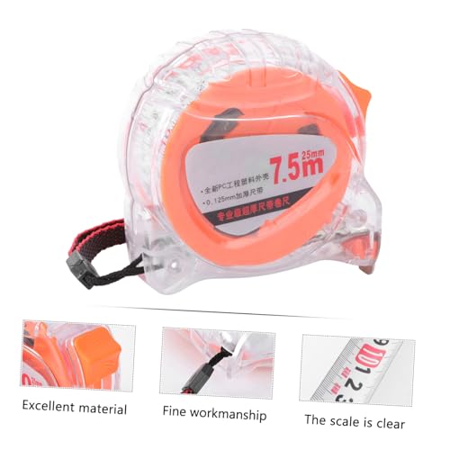 Cinta Métrica VILLCASE 7.5 m con Clip Fijo miniatura 3