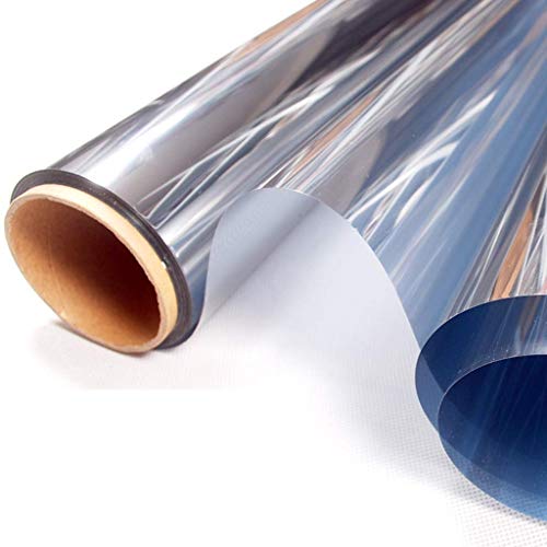 ZXL Películas para Ventanas Protector Solar Película de Vidrio Aislamiento de Ventanas Pasta Sombrilla Reflectante Bloque de la habitación del Sol Protección térmica Efecto Fuerte 200 * 30 cm (T