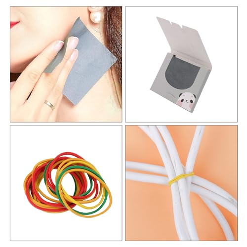 Image of Black Luggage Handle 8.85 inch B016 for Suitcase with Bands Oil Blotting Sheet Kit
